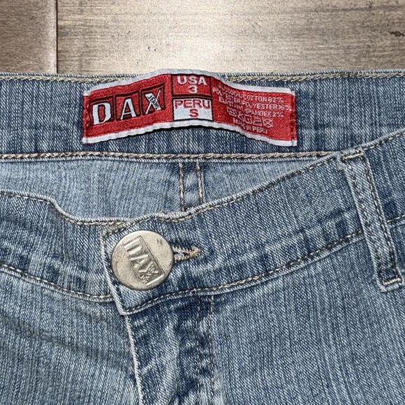 Dax Vintage Y2K Denim Low Rise Flares SZ 3 - Picture 3 of 8
